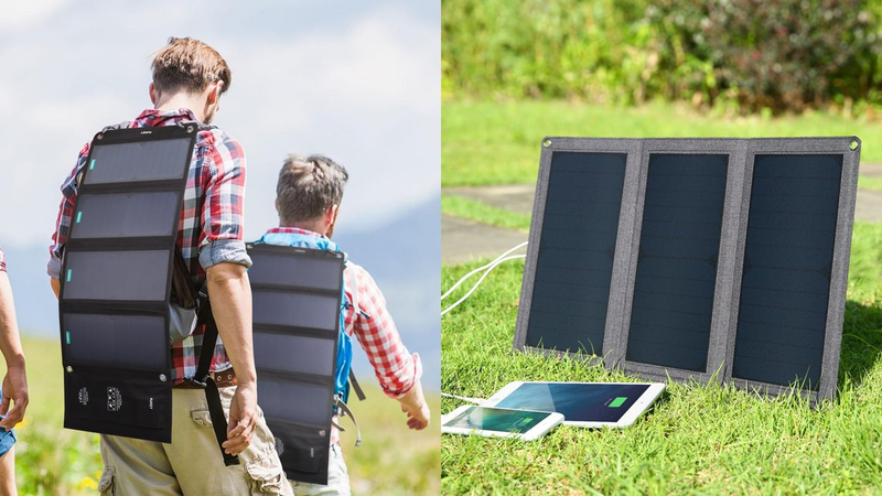 Cargador solar USB Aukey de 28W | $52 | Amazon | Usa el código AUKEYSC1Cargador solar USB Aukey de 28W | $42 | Amazon | Usa el código AUKEYSC2Gráfico: Shep McAllister
